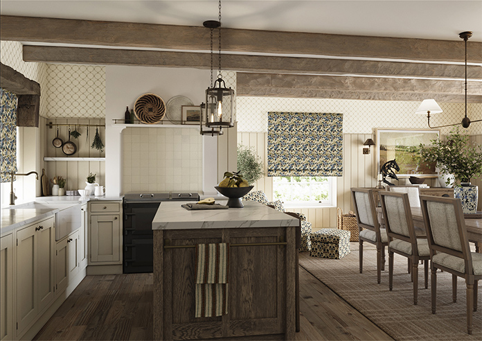 Eliana, Frosted Stone - Roman Blind - Image 6